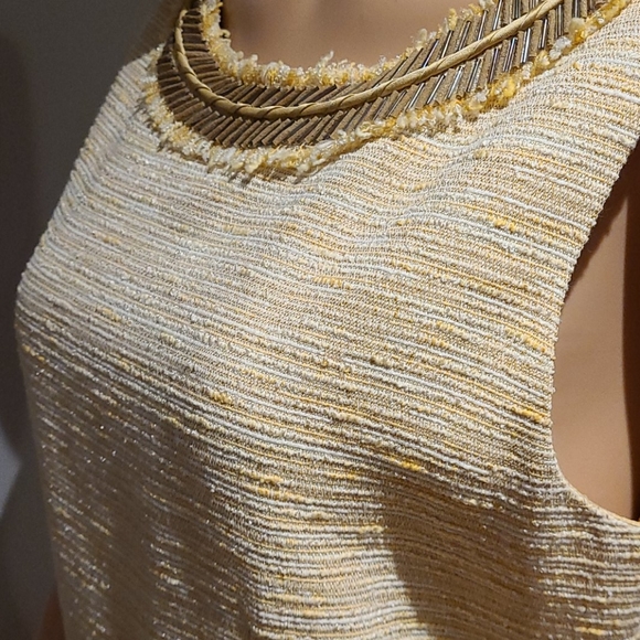 Elie Tahari textured sheath dress size 10 - Picture 5 of 8